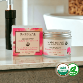Douglas Fir Helichrysum Deodorant - Organic, Vegan & Cruelty-free