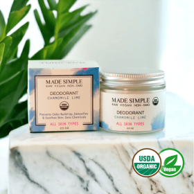 Chamomile Lime Deodorant - Organic, Vegan & Cruelty-free