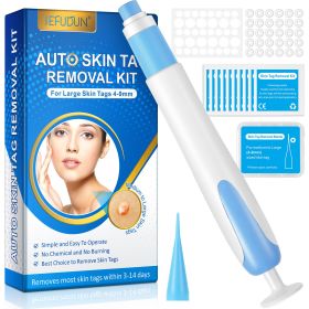Auto Large Size Skin Tag Removal Kit For Large Skin Tags 4-9mm With Cleansing Swabs Home Use Face Skin Care Tool