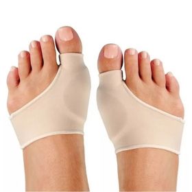 2pcs Soft Silicone Toe Hallux Valgus Separators (Suitable For Night And Home Use And Replace Them Regularly); Straighteners Bunion Relief Pads