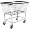 VEVOR Wire Laundry Cart, 4.5 Bushel Wire Laundry Basket with Wheels, 35''x15.7''x22'' Commercial Wire Laundry Basket Cart