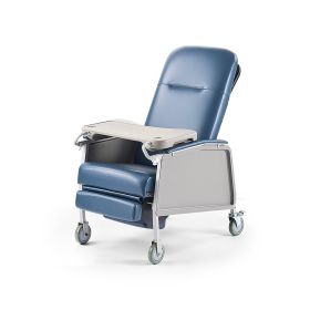 VEVOR Geri Chair Recliner 3-Position Reclining Geri Chair with Tray & 4 Wheels