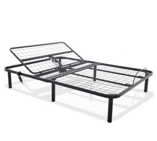 Black Head Up Only Full Adjustable Bed Base