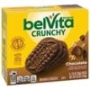 belVita Chocolate Breakfast Biscuits – 5 Individual Packs, 4 Biscuits Each – Crunchy Whole Grain Snack