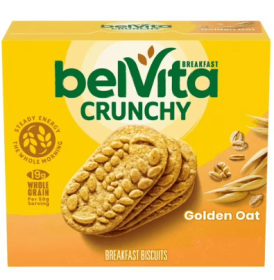 belVita Golden Oat Breakfast Biscuits – 5 Packs with 4 Whole Grain Biscuits Each – Nutritious Morning Snack