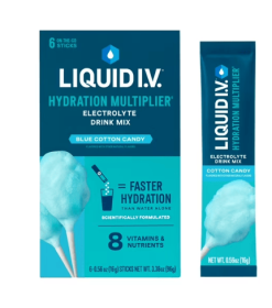 Liquid I.V.® Cotton Candy Hydration Multiplier® Powdered Electrolyte Drink Mix