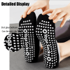 Women Yoga Socks Non-Slip Grips Straps For Added Balance And Stability Ideal For Pilates Pure Barre Ballet Dance Barefoot