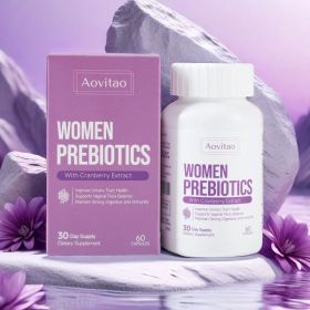 Pre and Probiotics for Women Hormone Balance Pills Female Gut Health Mood Supplement UT Health with Cranberry Extract