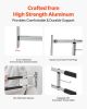 VEVOR Toilet Safety Rail, 30 Inch U-Shaped Handicap Grab Bar, Foldable Senior Safety Pole, Flip Up Toilet Grab Bars with Anti-Slip Handle