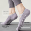 Women Yoga Socks Non-Slip Grips Straps For Added Balance And Stability Ideal For Pilates Pure Barre Ballet Dance Barefoot