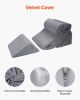 Orthopedic Bed Wedge Pillow 4 Pcs Adjustable for GERD Sleep Back Leg Neck