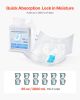 VEVOR Adult Briefs with Adhesive Tabs Incontinence Briefs for Men Women XL Size