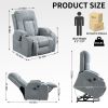 Infinite Position Single Motor Up to 350 LBS Power Lift Recliner Chair for Elderly