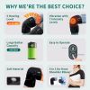 Heated Knee Massager with Vibration, Cordless Heating Pad for Knee Shoulder Elbow Stress Relief Deep Tissue, Knee Warmers Wrap