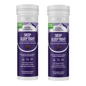 BSYS  Coffee Flavor But Make It Sleepy These Sleep-support Chews Taste Like Your Favorite Brew No Jitters  Just Cozy Vibes To Drift Off Easy  SleepHac (Option: Two bottles)