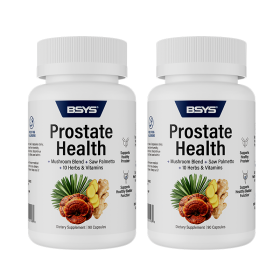 BSYS Prostate Health Capsules Urinary & Bladder Wellness Support  Anti-Inflammatory Balance  Antioxidant Protection  Immune Health Aid  Men's Prostate (Option: Two bottles)