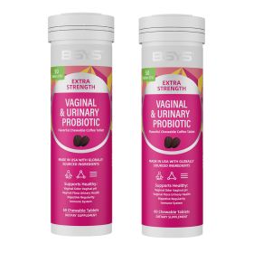 BSYS Vaginal Probiotics That Taste Like Coffee  Please These Chews Support Wellness With A Smooth Roasty Flavor No Weird Aftertaste Just Easy Daily Ca (Option: Two bottles)