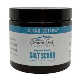 Island Getaway Organic Salt Scrub (Scent: Island Getaway (Seasonal), size: 22oz)