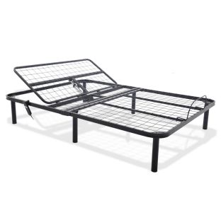 Black Head Up Only Adjustable Bed Base (size: California King)