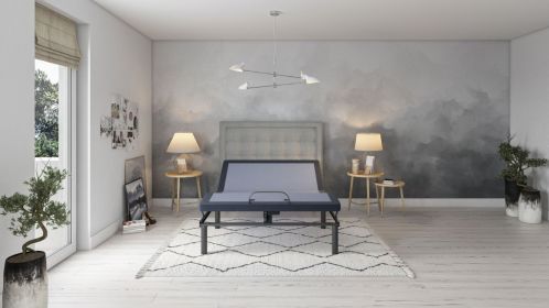 OS3  Adjustable Bed Base with Three Vibration Modes and Head and Foot Position Adjustments (size: Full)