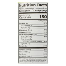 Orgain Organic Protein Powder - Plant Based - 2.03 Lb (Flavor: Creamy Chocolate Fudge)