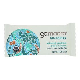 Gomacro Organic Macrobar - 2 Oz Bars - Case Of 12 (Flavor: Granola With Coconut)