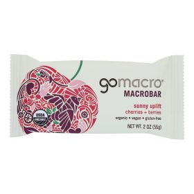 Gomacro Organic Macrobar - 2 Oz Bars - Case Of 12 (Flavor: Cherries And Berries)